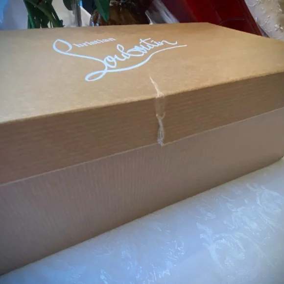 💎HP3X🎉LUXURY👠LOUBOUTIN👠Must Have Luxury Suede Peep Toe Stilletos - Picture 15 of 16